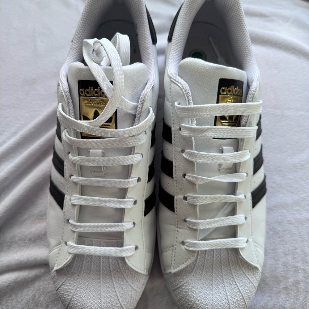 Adidas White and Black Sneakers